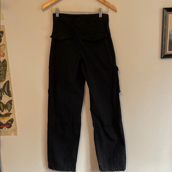 Garage Black washed Cargo Pants - Picture 3 of 4